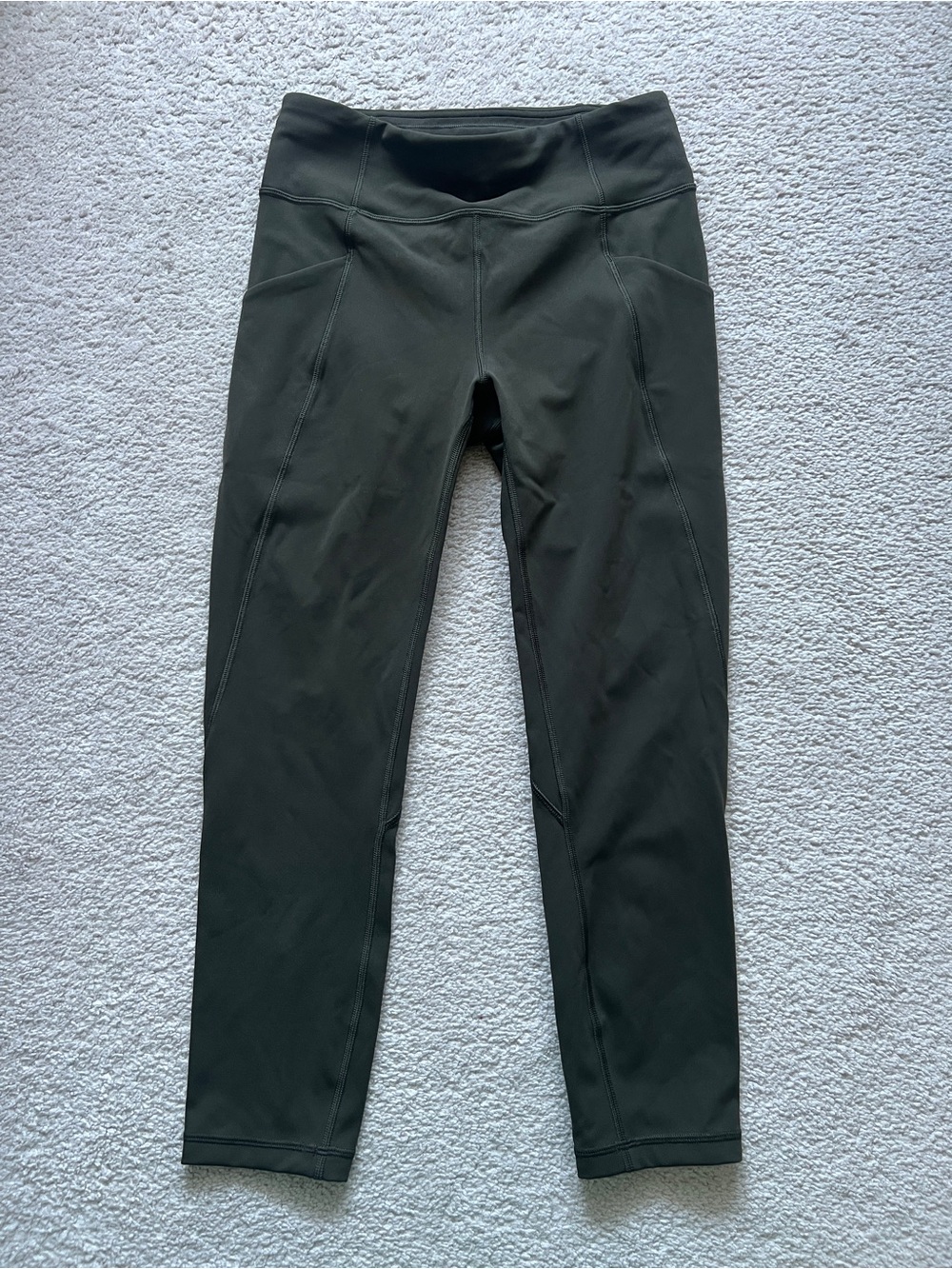 lululemon athletica olive green leggings